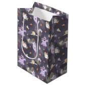 Halloween Spooky Ghosts Gift Bag Medium Cadeauzakje (Voorkant Gekanteld)