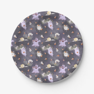 Halloween Spooky Ghosts Paper Bord