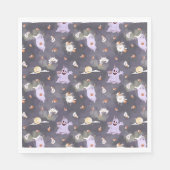 Halloween Spooky Ghosts Paper Napkin Servet (Voorkant)