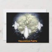 Halloween Spooky Ghosts Party Uitnodiging (Voorkant)