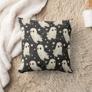 Halloween Spooky Ghosts & Stars Patroon Kussen