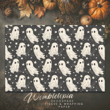  Halloween Spooky Ghosts & Stars Patroon
