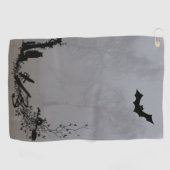 Halloween spooky golfhanddoek (Horizontaal)