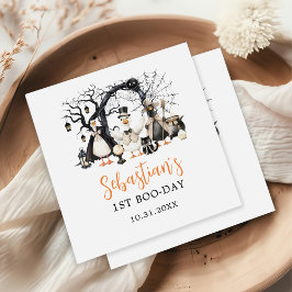 Halloween Spooky Goose 1e Verjaardagsfeestje Servet