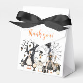 Halloween Spooky Goose 1st Birthday Party Bedankdoosjes (Voorkant Zijde)