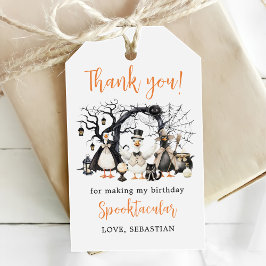Halloween Spooky Goose 1st Birthday Party Cadeaulabel