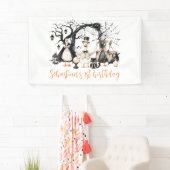 Halloween Spooky Goose 1st Birthday Party Spandoek (Insitu)