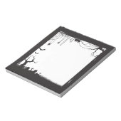 Halloween Spooky Graveyard Blank Notitieblok (Linkerzijde)