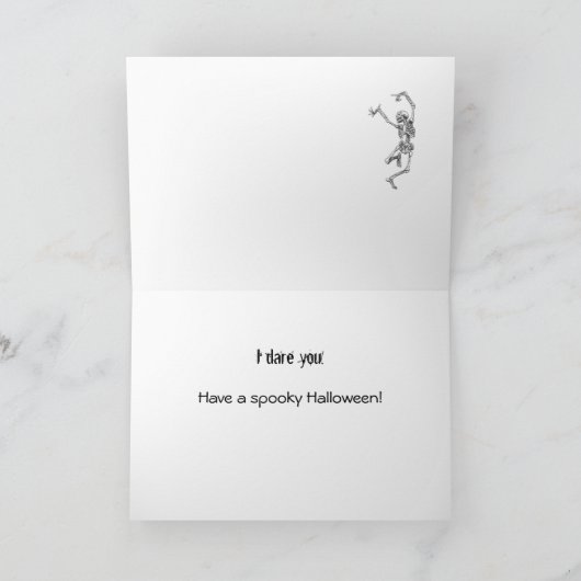 Halloween, Spooky Graveyard, Fluiten op eigen risi Kaart (Binnen)
