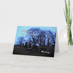 Halloween - Spooky Graveyard, uit ons allemaal Kaart