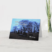 Halloween - Spooky Graveyard, van ons allemaal Kaart (Voorkant)