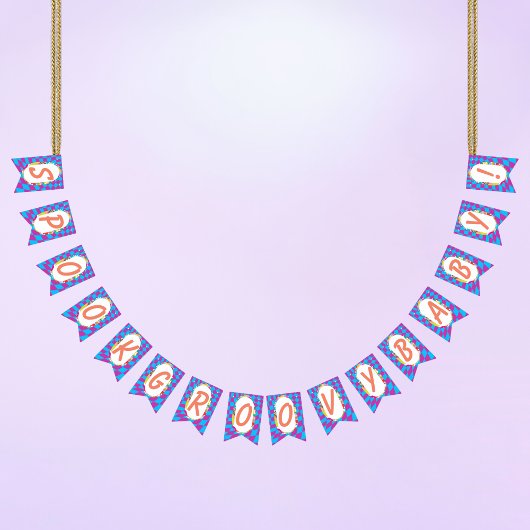 Halloween Spooky Groovy Bunting Flags Vlaggetjes