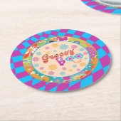 Halloween Spooky Groovy Party Onderzetters (Gebogen)