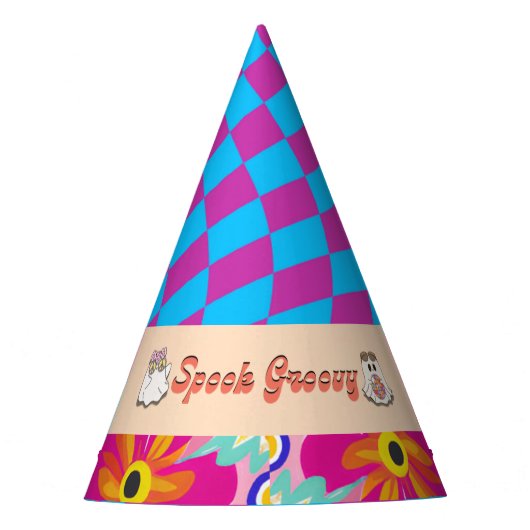 Halloween Spooky Groovy Party Petten Feesthoedjes (Voorkant)