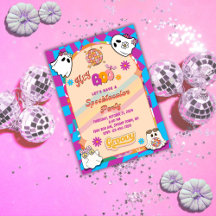 Halloween Spooky Groovy Party Uitnodiging