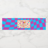 Halloween Spooky Groovy Party Water Bottle Labels Waterfles Etiket (Enkel label)