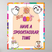 Halloween Spooky Groovy Party Welkom Poster (Voorkant)