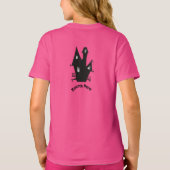 Halloween Spooky Haunted House Kinder T-shirt (Achterkant)