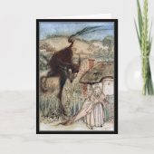  Halloween Spooky Heks Arthur Rackham Kaart (Voorkant)
