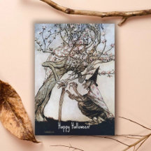  Halloween Spooky Heks Arthur Rackham