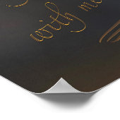 Halloween Spooky Heks Bat Quote Typografie Poster (Hoek)