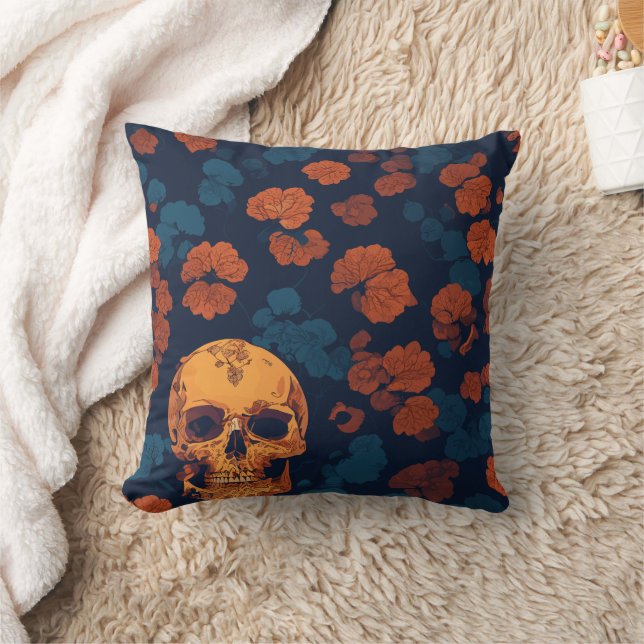 Halloween spooky herfst patroon home decor kussen (Deken)