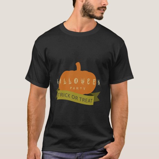Halloween Spooky Horror Schattigee enge Trick or t T-shirt (Voorkant)