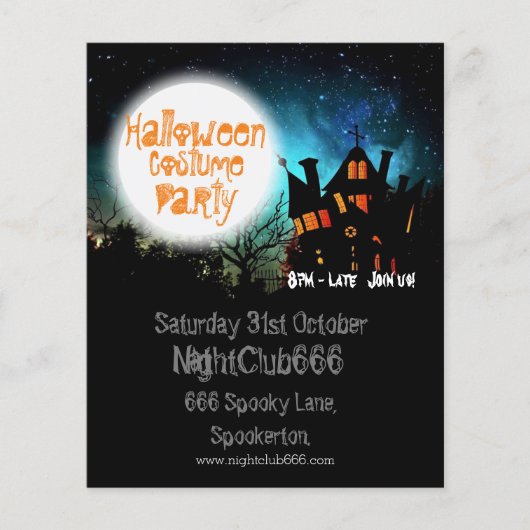 Halloween Spooky House Flyer (Voorkant)