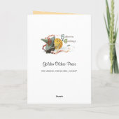 Halloween Spooky Kaart (Achterkant)