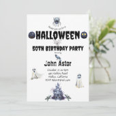 Halloween Spooky Kaart (Staand voorkant)