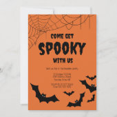 Halloween Spooky Kantoor Party Uitnodiging (Voorkant)