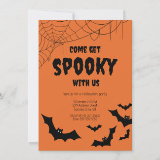 Halloween Spooky Kantoor Party Uitnodiging