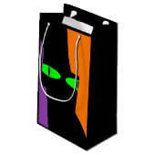 Halloween Spooky Kooky Black Cat Eyes Klein Cadeauzakje (Achterkant Gekanteld)