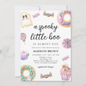 Halloween Spooky Little Boo Baby shower Kaart (Voorkant)