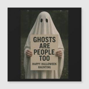 Halloween Spooky Magnetische Kaart - Spookmensen