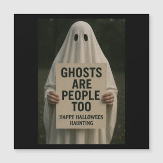 Halloween Spooky Magnetische Kaart - Spookmensen