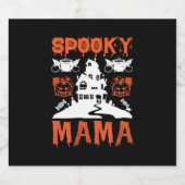 Halloween Spooky Mama Birthday Bier Etiket (Enkel label)