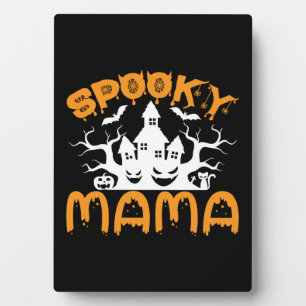 Halloween Spooky Mama Birthday Fotoplaat
