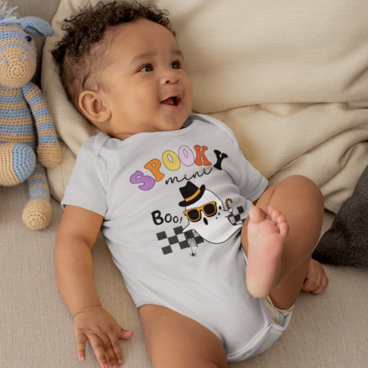 Halloween Spooky Mini Retro leuke boe geest Romper
