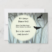 Halloween Spooky Moon Kaart (Achterkant)