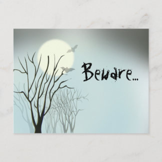 Halloween Spooky Moon Kaart