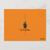 Halloween Spooky Movie Night Uitnodiging Briefkaar (Achterkant)