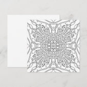 Halloween Spooky Nachtkleurige Kaart (Voorkant / Achterkant)