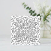 Halloween Spooky Nachtkleurige Kaart (Staand voorkant)