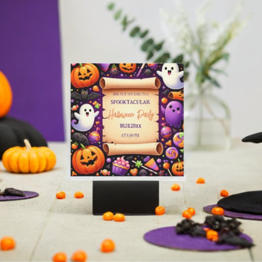 Halloween Spooky Night Bash: Doe mee voor de lol! Kaart