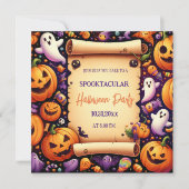Halloween Spooky Night Bash: Doe mee voor de lol! Kaart (Voorkant)