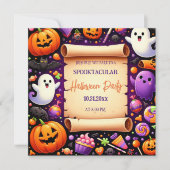 Halloween Spooky Night Bash: Doe mee voor de lol! Kaart (Voorkant)