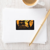 Halloween Spooky Night Return Adres Label (Insitu)