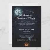 Halloween Spooky Night Uitnodiging (Achterkant)