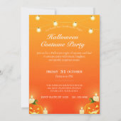 Halloween Spooky Night Uitnodiging (Achterkant)